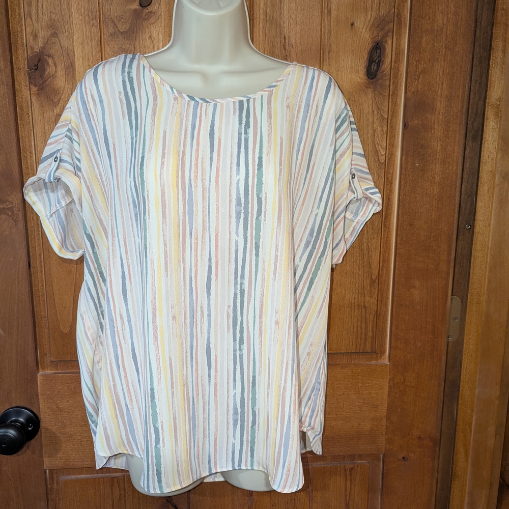 Striped Multicolor Women's Top